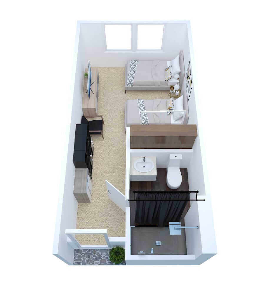 RVP Manor Suite Portage - floor plan