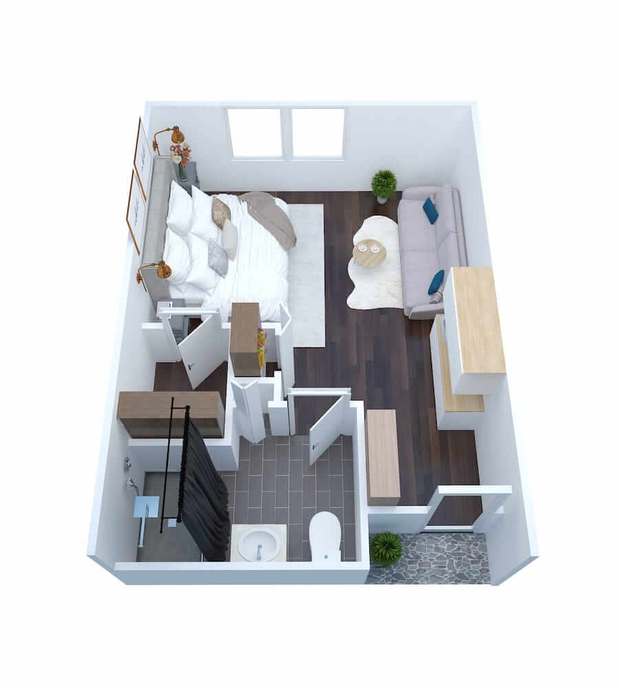 RVP Noble Suite Portage - floor plan