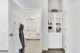 A changing room specially designed for the senior citizens